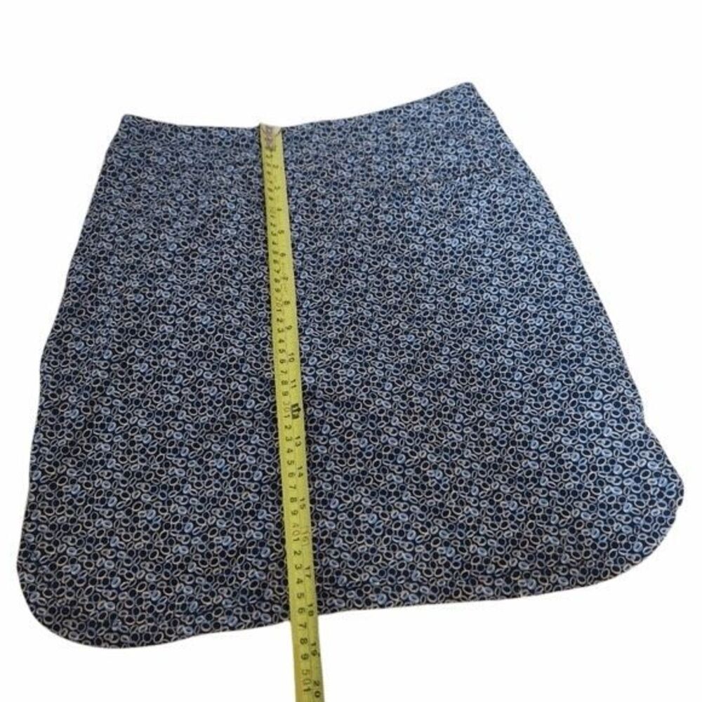 Peter Millar Blue Patterned Skort- Size M - Picture 5 of 6